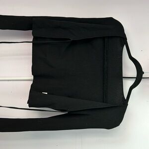 Commense black tight cardigan